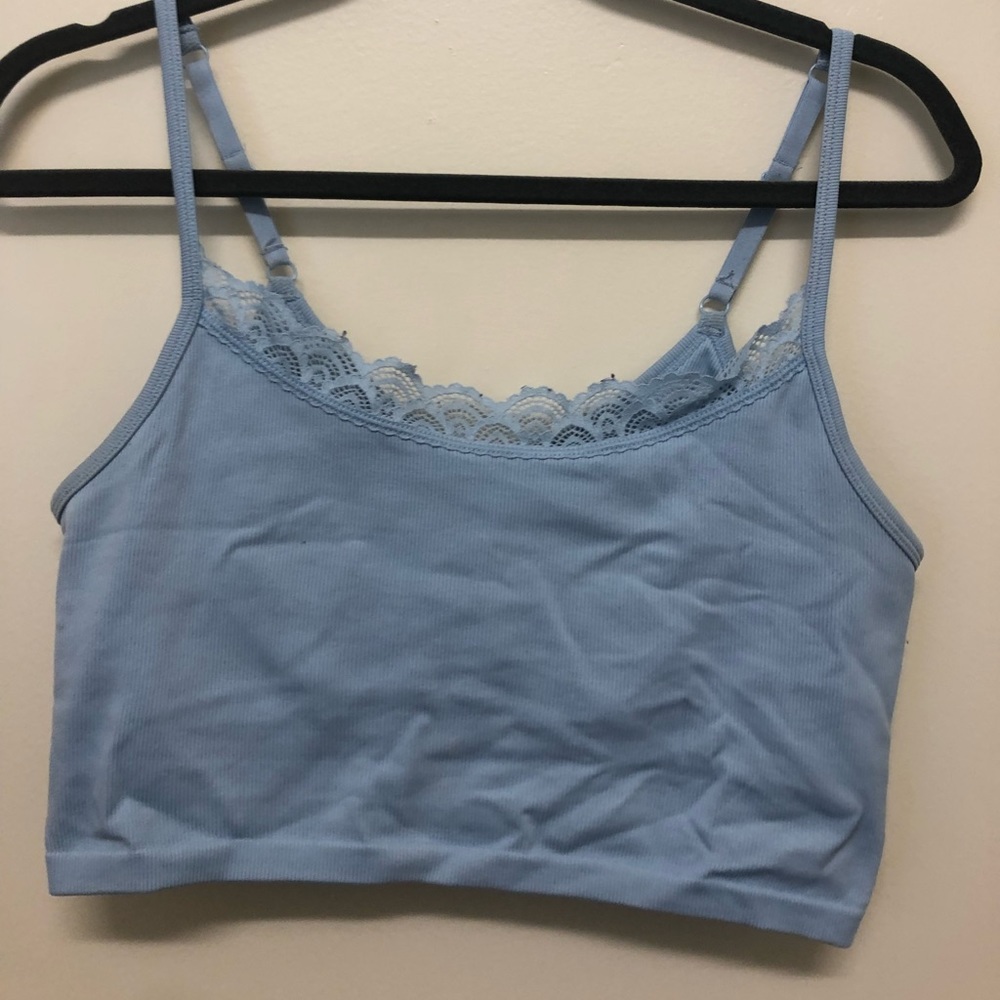 Aerie Baby Blue cami bralette